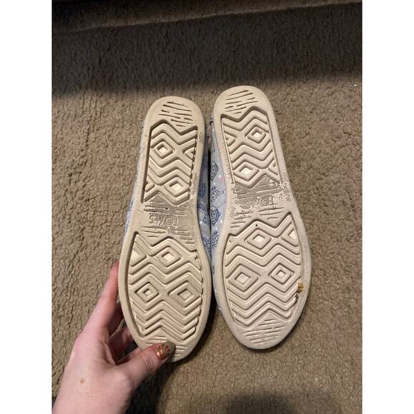 Toms Women’s Shoe Size 6M astrology print flats - Picture 4 of 5
